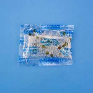 কোঁচ গর্ত ট্রান্সপারেন্ট PE ফিল্ম সিলিকা জেল Desiccant